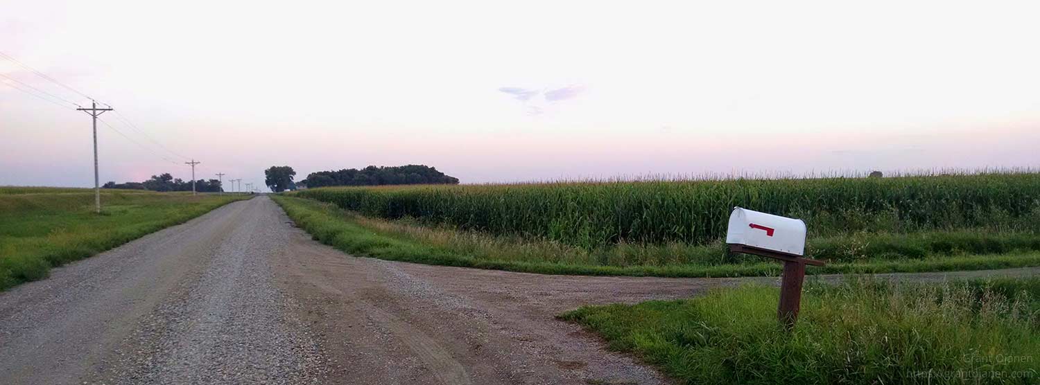 my mail box out in the country